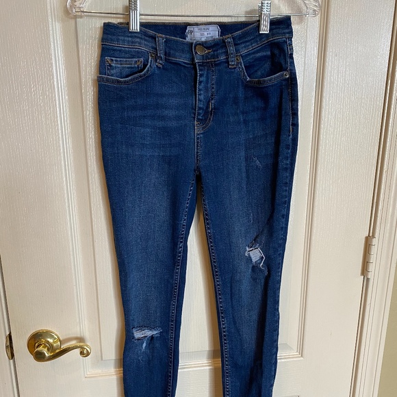 Free People Frayed Skinny Jeans - Size 26 - Picture 2 of 5